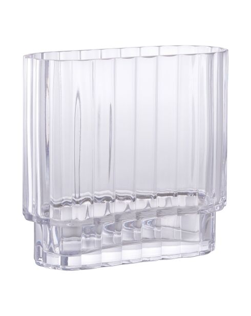 Vaso in vetro trasparente - 20x9x195 cm