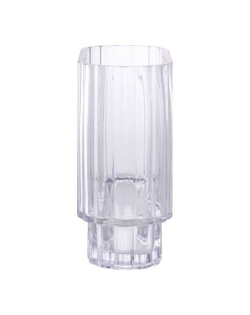 Vaso in vetro trasparente - 20x9x195 cm