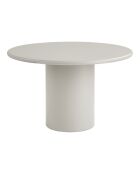 Table à manger Nagano sable - 120x120x75 cm