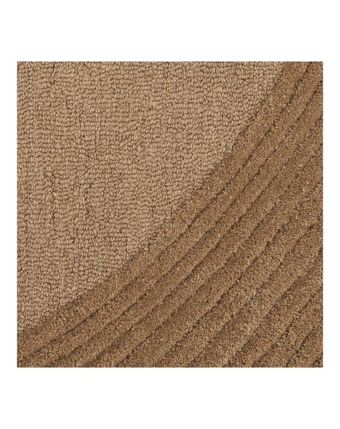 Handgetufteter brauner Teppich von Pune, 230 x 160 x cm