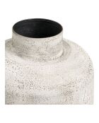 Hou dekorativer antiker beiger Metalltopf - 24x24x605 cm