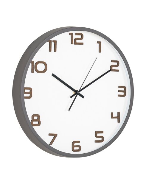 Orologio da parete Greenwich grigio movimento silenzioso - 45x35x35 cm