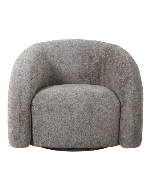 Fauteuil lounge Valletta pivotant pivotant naturel HN1251 - 93x83x70 cm