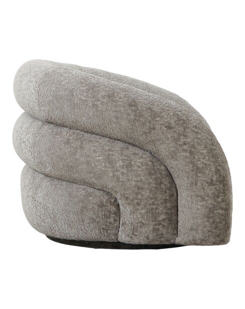 Fauteuil lounge Valletta pivotant pivotant naturel HN1251 - 93x83x70 cm