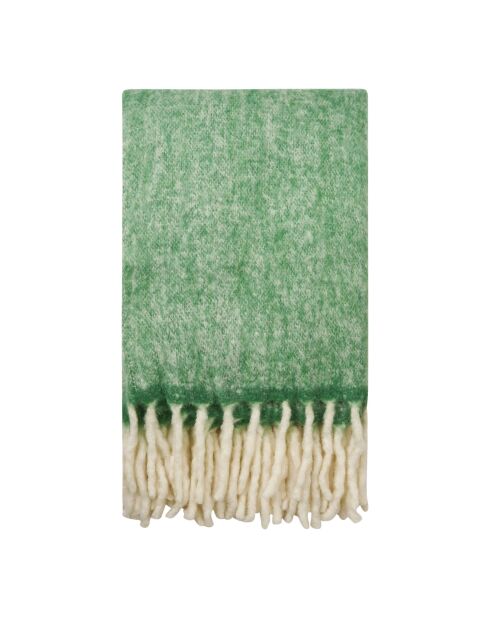 Carmel Plaid Wollmischung grün - 170x130x cm