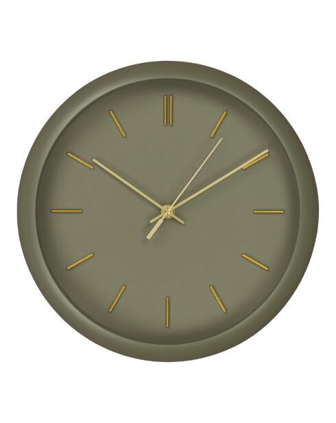 Orologio da parete verde Rossano movimento silenzioso - 4x30x30 cm