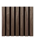 2 pannelli acustici Pannello acustico impiallacciato noce effetto noce effetto noce 2400 x 600 x 22 mm - 22 mmx600 mmx2400 mm cm