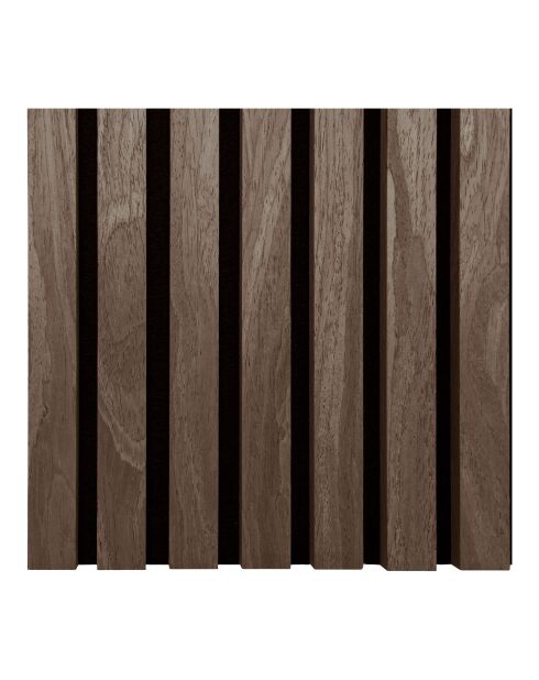 2 pannelli acustici Pannello acustico impiallacciato noce effetto noce effetto noce 2400 x 600 x 22 mm - 22 mmx600 mmx2400 mm cm