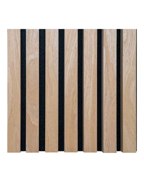 2 pannelli acustici Pannello acustico impiallacciato in legno con aspetto rovere naturale 2400 x 600 x 22 mm - 22 mmx600 mmx2400 mm cm