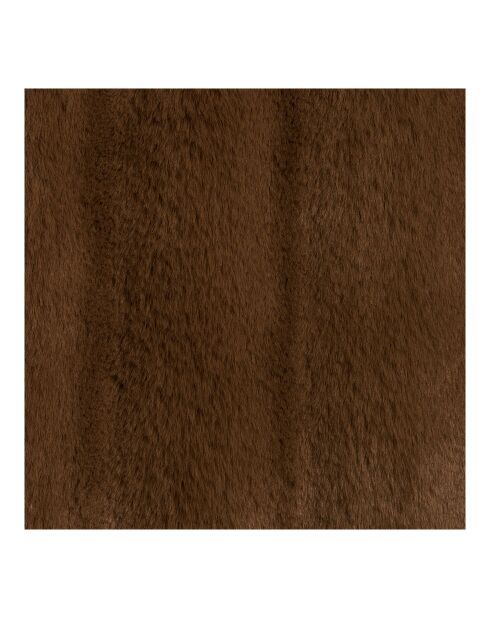 Braunes Plaid aus Kunstfell Galena - 180x130x cm