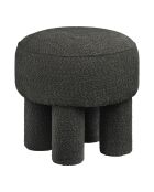 Pouf Canberra anthracite - 43x43x43 cm