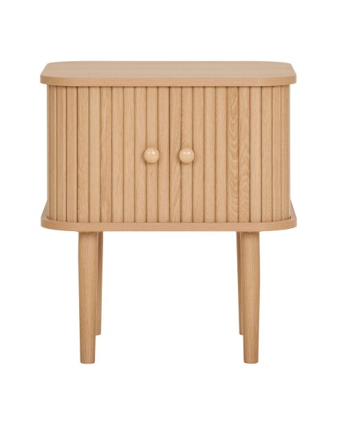 Nikko Beistelltisch 2 Türen Natur - 45x40x5050 cm
