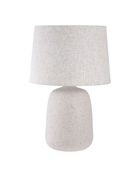 Croft Keramik-Tischlampe mit Sandstruktur - 30x30x46 cm