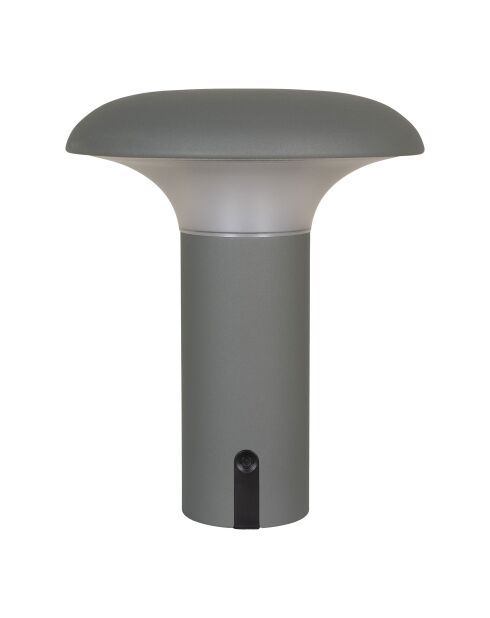 Lámpara LED gris recargable Ramsey - 17x17x21 cm