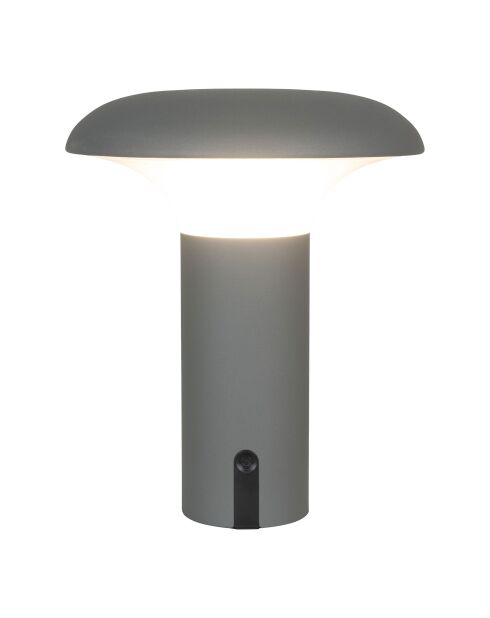 Lámpara LED gris recargable Ramsey - 17x17x21 cm