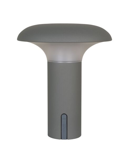 Lámpara LED gris recargable Ramsey - 17x17x21 cm