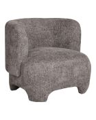 Fauteuil Nazaré lounge gris HN1280 - 78x785x72 cm