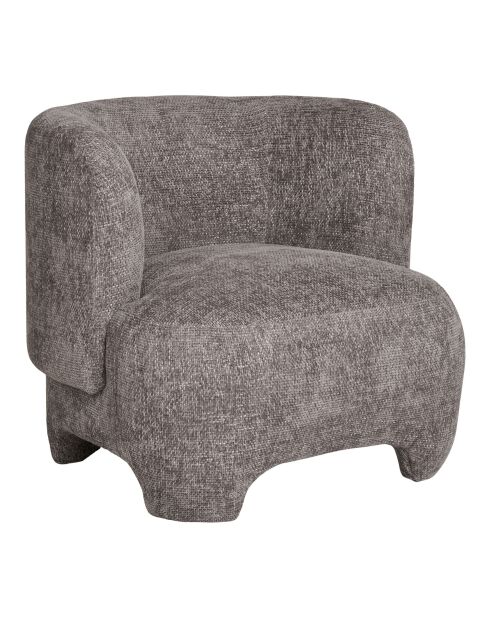 Fauteuil Nazaré lounge gris HN1280 - 78x785x72 cm