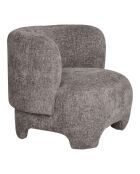 Fauteuil Nazaré lounge gris HN1280 - 78x785x72 cm