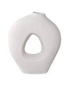 Vase en céramique blanche - 105x24x278 cm