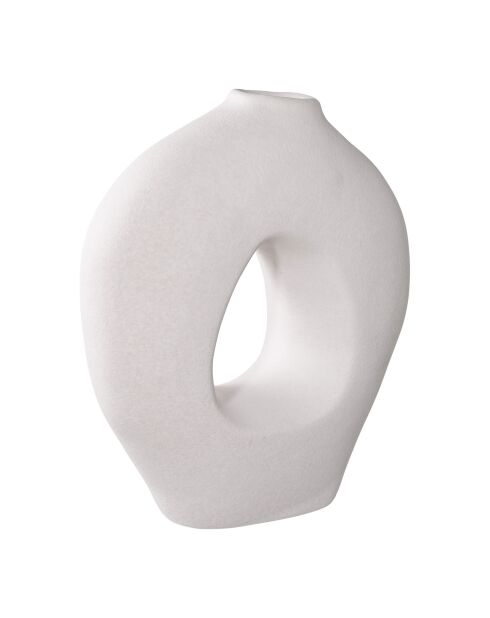 Vase en céramique blanche - 105x24x278 cm