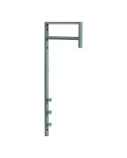 Appendiabiti Trento in metallo verde - 30x3x82 cm