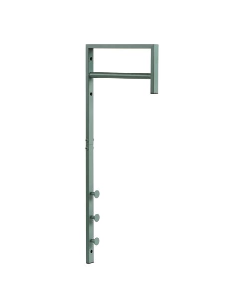 Kleiderständer Trento aus grünem Metall - 30x3x82 cm