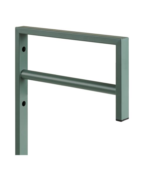 Kleiderständer Trento aus grünem Metall - 30x3x82 cm