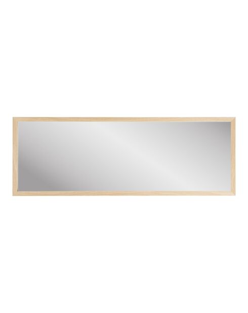 Miroir mural Scottsdale cadre en bois naturel - 25x45x110 cm