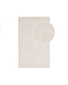 Handgetufteter elfenbeinfarbener Teppich aus Pune - 230x160x cm