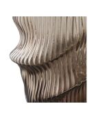 Vaso in vetro soffiato a mano marrone - 17x17x25 cm