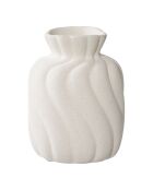 Vase en céramique blanche lot de 2 - 88/105x9/11x12/15 cm