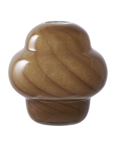 Vaso in vetro marrone - 165x165x17 cm