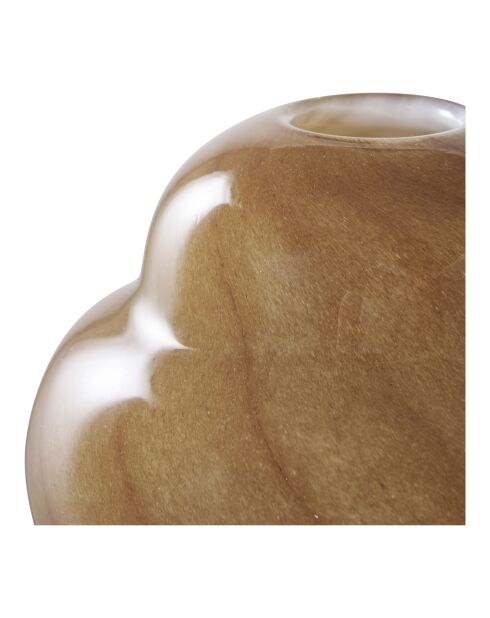 Vaso in vetro marrone - 165x165x17 cm