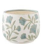 Blumentopf aus gemischter weißer Keramik - 225x225x175 cm