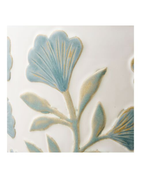 Blumentopf aus gemischter weißer Keramik - 225x225x175 cm