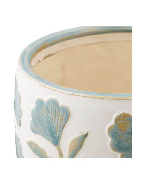 Blumentopf aus gemischter weißer Keramik - 225x225x175 cm