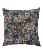 Blossom kussen blauw/bruin mix - x45x45 cm