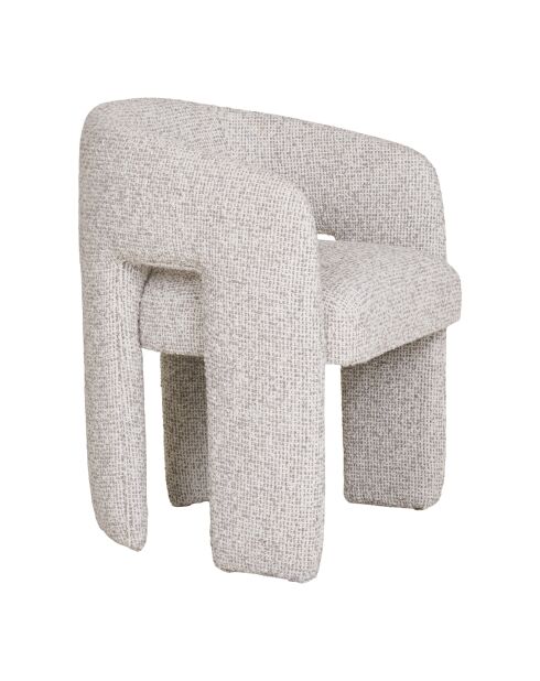 Chaise de salle à manger Monroe naturel HN1297 - 65x58x74 cm