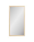 Miroir mural Scottsdale cadre en bois naturel - 25x45x75 cm