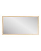 Miroir mural Scottsdale cadre en bois naturel - 25x45x75 cm