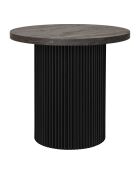 Tavolino Boavista marrone scuro - 48x48x45 cm