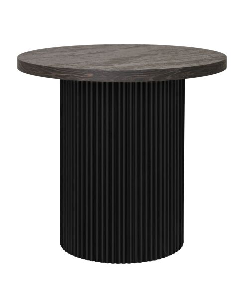 Boavista dunkelbrauner Beistelltisch - 48x48x45 cm