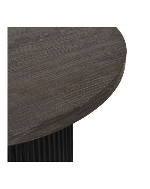 Boavista dunkelbrauner Beistelltisch - 48x48x45 cm