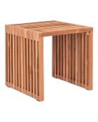 Tavolino Pego in teak naturale - 40x40x40 cm