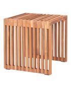 Tavolino Pego in teak naturale - 40x40x40 cm