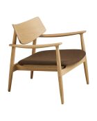 Fauteuil Olvera Lounge lounge chêne naturel/marron HN1084 - 68x68x72 cm