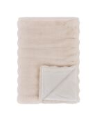 Galena Plaid Kunstfell weiß - 180x130x1 cm