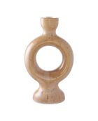 Portacandele in ceramica marrone - 88x135x235 cm