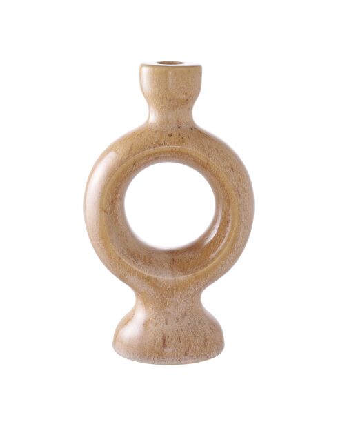 Portacandele in ceramica marrone - 88x135x235 cm